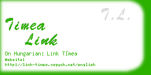 timea link business card
